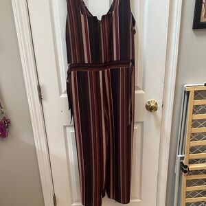 Xhilaration Multicolor Striped Jumpsuit